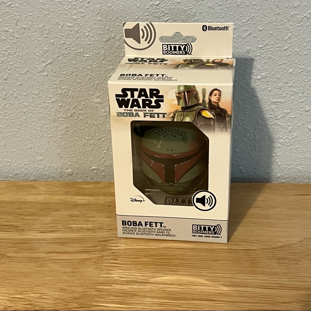 NIB Star Wars Boba Fett Bitty Boomers Disney+ Wireless Bluetooth Speaker - Picture 2 of 16